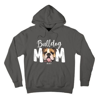 Cute English Bulldog Mom Top Funny Dog Walking For Women Tall Hoodie