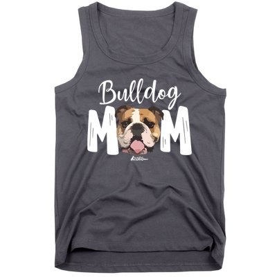 Cute English Bulldog Mom Top Funny Dog Walking For Women Tank Top