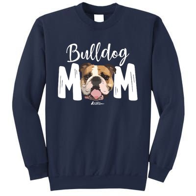 Cute English Bulldog Mom Top Funny Dog Walking For Women Sweatshirt