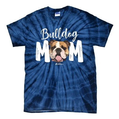 Cute English Bulldog Mom Top Funny Dog Walking For Women Tie-Dye T-Shirt