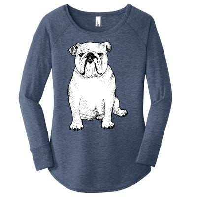 Cute English Bulldog Gifts For Dog Lover And Owner Women's Perfect Tri Tunic Long Sleeve Shirt