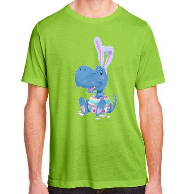 Cute Easter Baby Dinosaur Easter Egg Adult ChromaSoft Performance T-Shirt