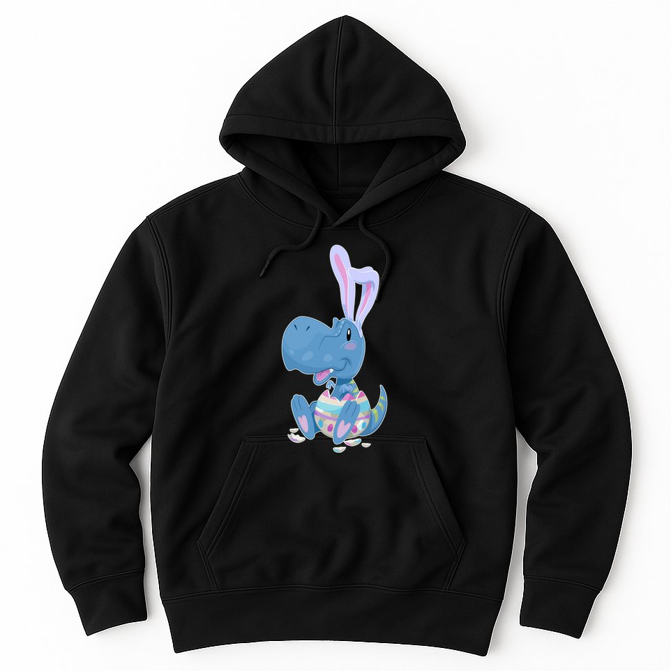 Cute Easter Baby Dinosaur Easter Egg Hoodie