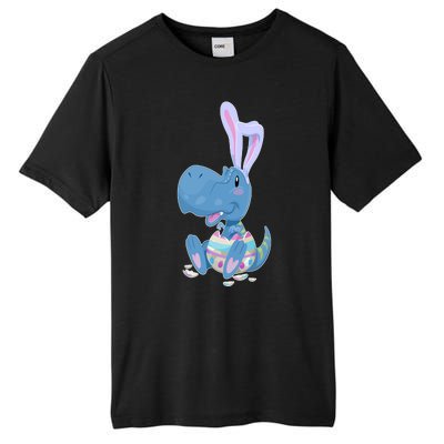 Cute Easter Baby Dinosaur Easter Egg Tall Fusion ChromaSoft Performance T-Shirt