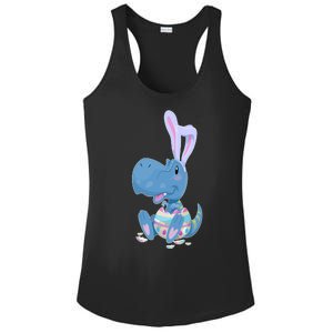 Cute Easter Baby Dinosaur Easter Egg Ladies PosiCharge Competitor Racerback Tank