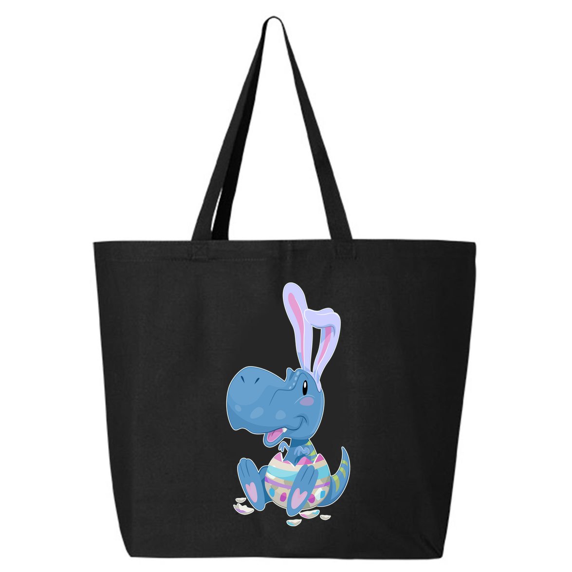 Cute Easter Baby Dinosaur Easter Egg 25L Jumbo Tote