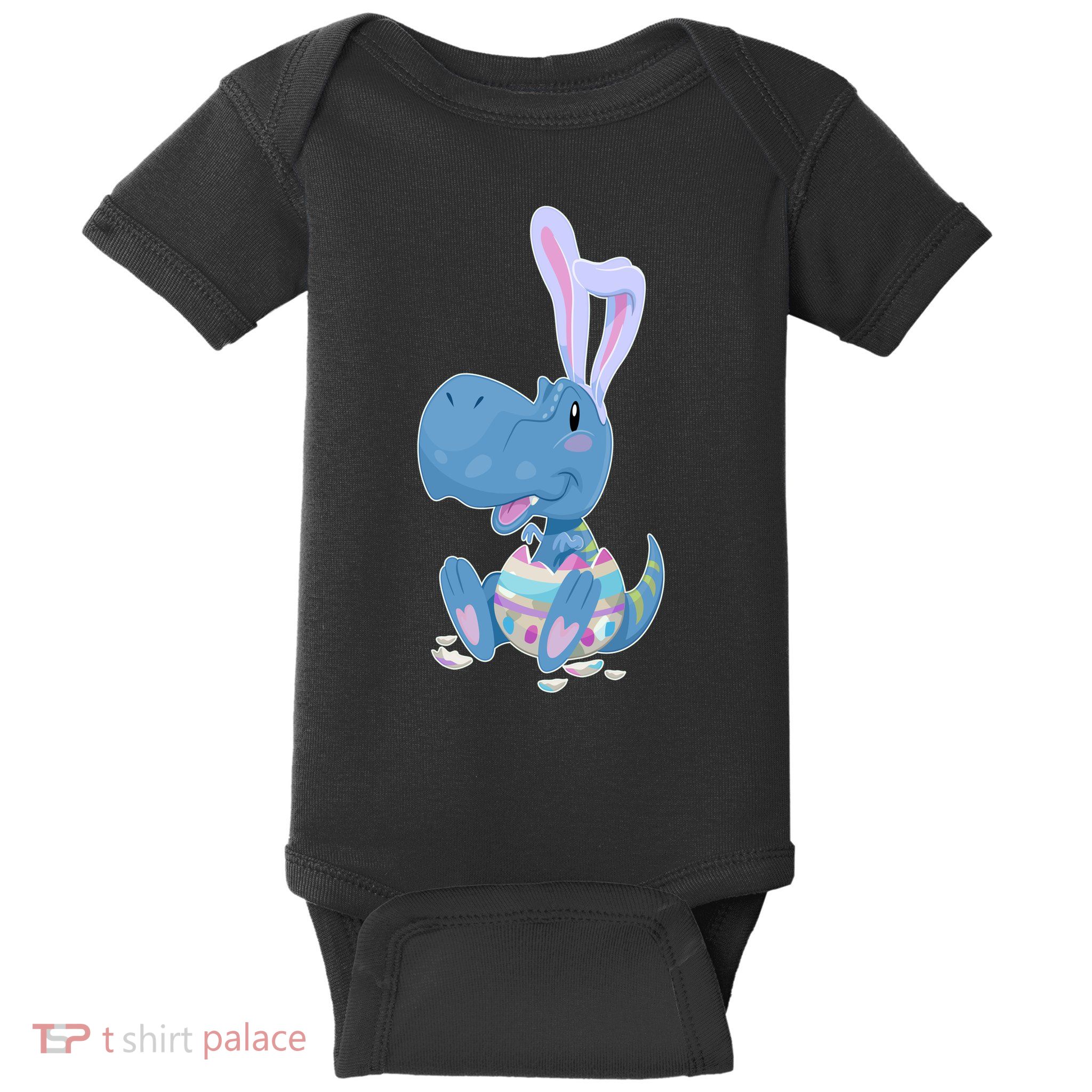 Cute Easter Baby Dinosaur Easter Egg Baby Bodysuit