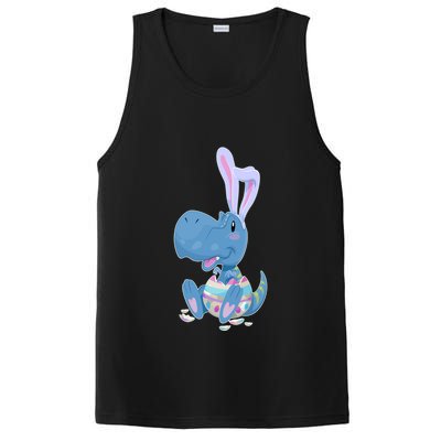 Cute Easter Baby Dinosaur Easter Egg PosiCharge Competitor Tank