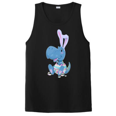 Cute Easter Baby Dinosaur Easter Egg PosiCharge Competitor Tank