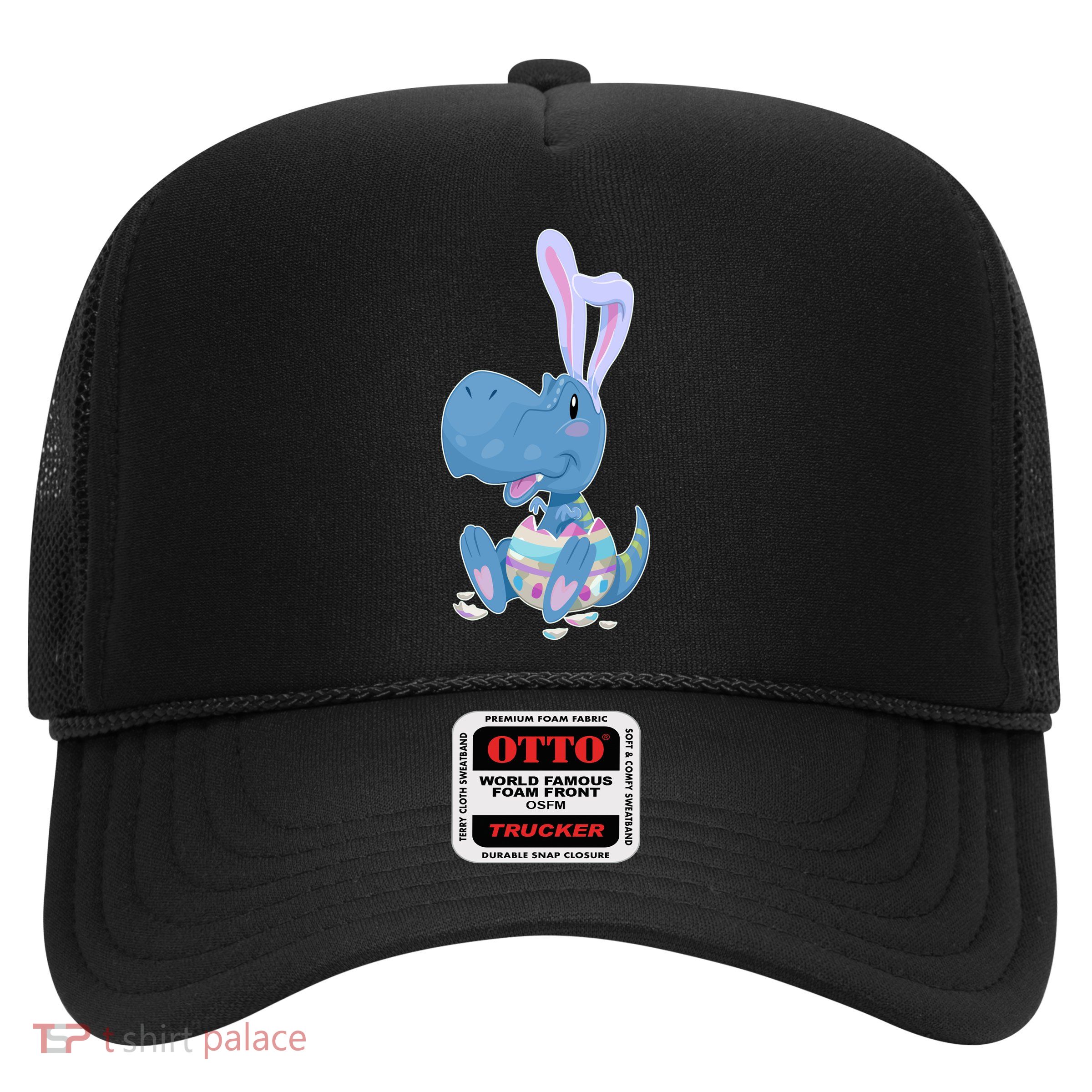 Cute Easter Baby Dinosaur Easter Egg Trucker Hat