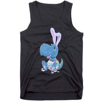 Cute Easter Baby Dinosaur Easter Egg Tank Top