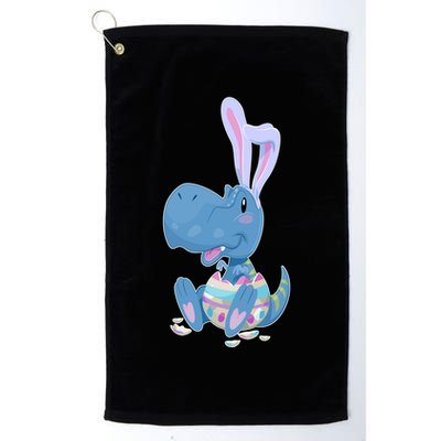 Cute Easter Baby Dinosaur Easter Egg Golf Towel