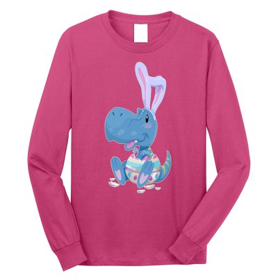 Cute Easter Baby Dinosaur Easter Egg Long Sleeve Shirt