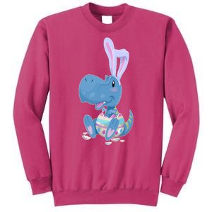 Cute Easter Baby Dinosaur Easter Egg Sweatshirt