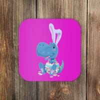 Cute Easter Baby Dinosaur Easter Egg Coaster