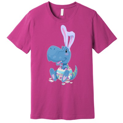 Cute Easter Baby Dinosaur Easter Egg Premium T-Shirt