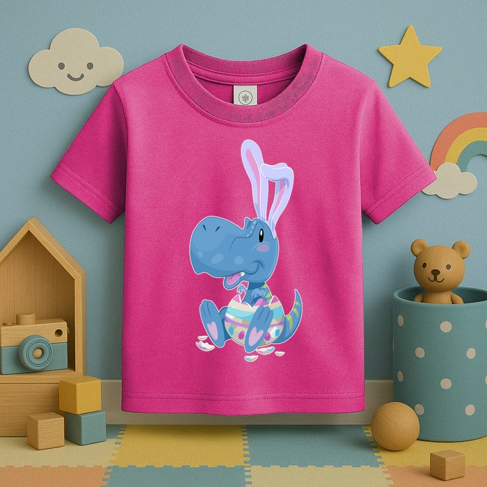 Cute Easter Baby Dinosaur Easter Egg Toddler T-Shirt