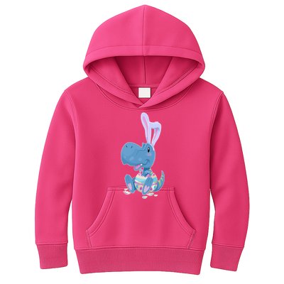 Cute Easter Baby Dinosaur Easter Egg Kids Hoodie