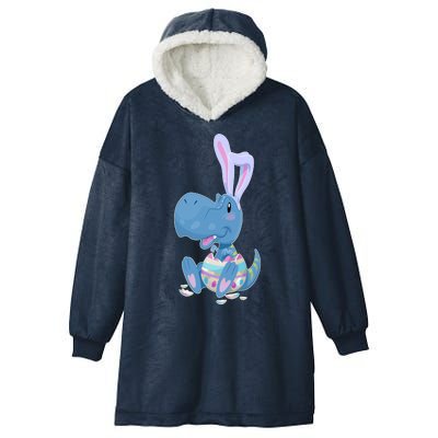 Cute Easter Baby Dinosaur Easter Egg Hooded Wearable Blanket