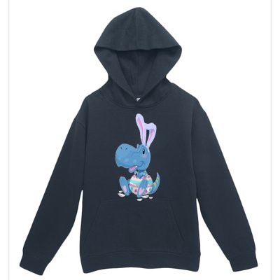 Cute Easter Baby Dinosaur Easter Egg Urban Pullover Hoodie