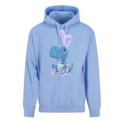 Cute Easter Baby Dinosaur Easter Egg Unisex Surf Hoodie