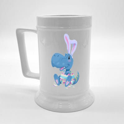 Cute Easter Baby Dinosaur Easter Egg Beer Stein