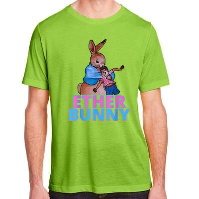 Colored Ether Bunny Easter Adult ChromaSoft Performance T-Shirt