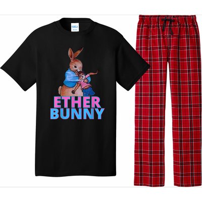 Colored Ether Bunny Easter Pajama Set