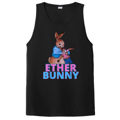 Colored Ether Bunny Easter PosiCharge Competitor Tank