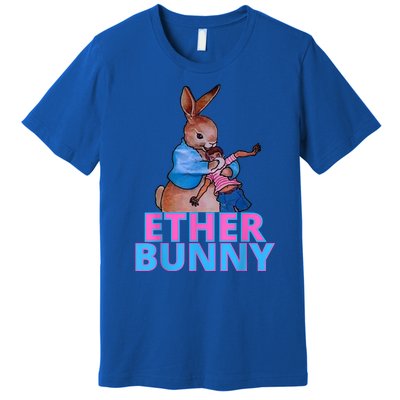 Colored Ether Bunny Easter Premium T-Shirt