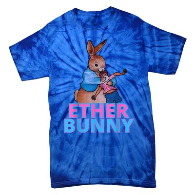 Colored Ether Bunny Easter Tie-Dye T-Shirt