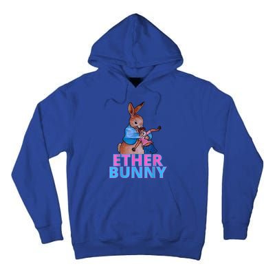 Colored Ether Bunny Easter Tall Hoodie