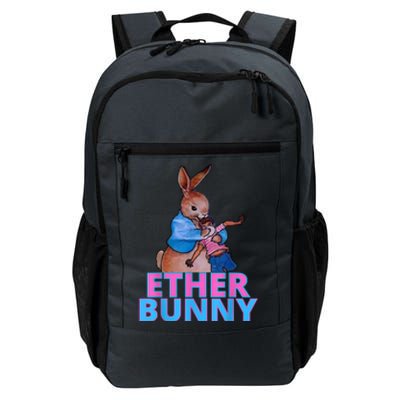 Colored Ether Bunny Easter Daily Commute Backpack