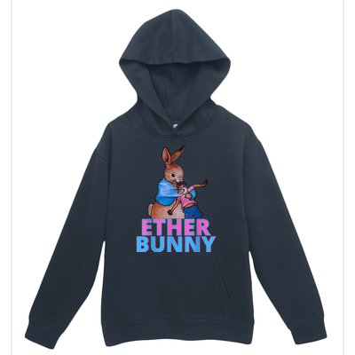 Colored Ether Bunny Easter Urban Pullover Hoodie