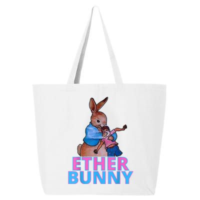 Colored Ether Bunny Easter 25L Jumbo Tote