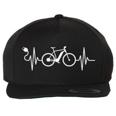 Cycling Electric Bicycle Cyclist Ebike Wool Snapback Cap