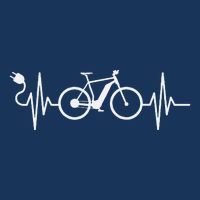 Cycling Electric Bicycle Cyclist Ebike V-Neck T-Shirt