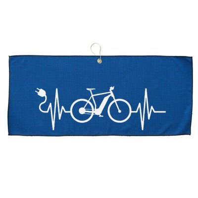 Cycling Electric Bicycle Cyclist Ebike Large Microfiber Waffle Golf Towel