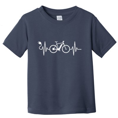 Cycling Electric Bicycle Cyclist Ebike Toddler T-Shirt