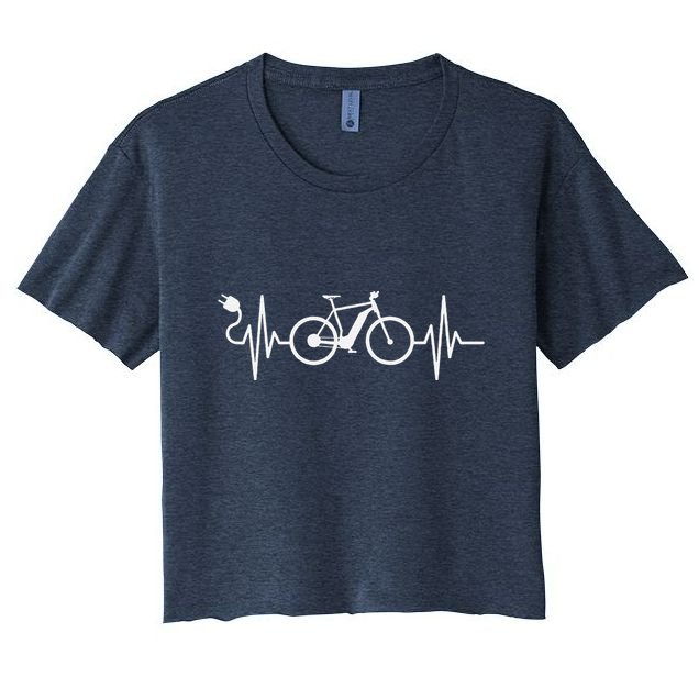 Cycling Electric Bicycle Cyclist Ebike Crop Top