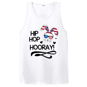 Cute Easter Bunny Love Bunnies And Usa Flag Funny Gift PosiCharge Competitor Tank