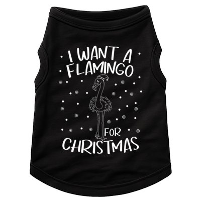 Christmas Exotic Bird Funny Flamazing Flamingo For Christmas Cute Gift Doggie Tank
