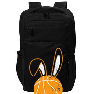 Cute Easter Bunny Ears Basketball Impact Tech Backpack