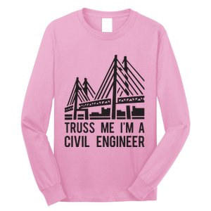 Civil Engineer Bridge Design Engineering Tee Long Sleeve Shirt