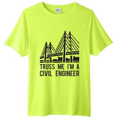 Civil Engineer Bridge Design Engineering Tee Tall Fusion ChromaSoft Performance T-Shirt