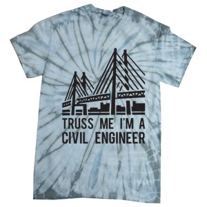 Civil Engineer Bridge Design Engineering Tee Tie-Dye T-Shirt