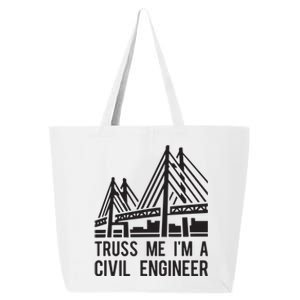 Civil Engineer Bridge Design Engineering Tee 25L Jumbo Tote