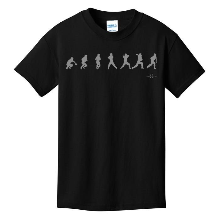 Catcher Evolution Baseball Lifestyle Kids T-Shirt