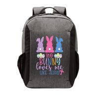 Cute Easter Bunnies No Bunny Loves Me Like Jesus Vector Backpack