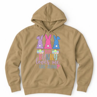 Cute Easter Bunnies No Bunny Loves Me Like Jesus Hoodie